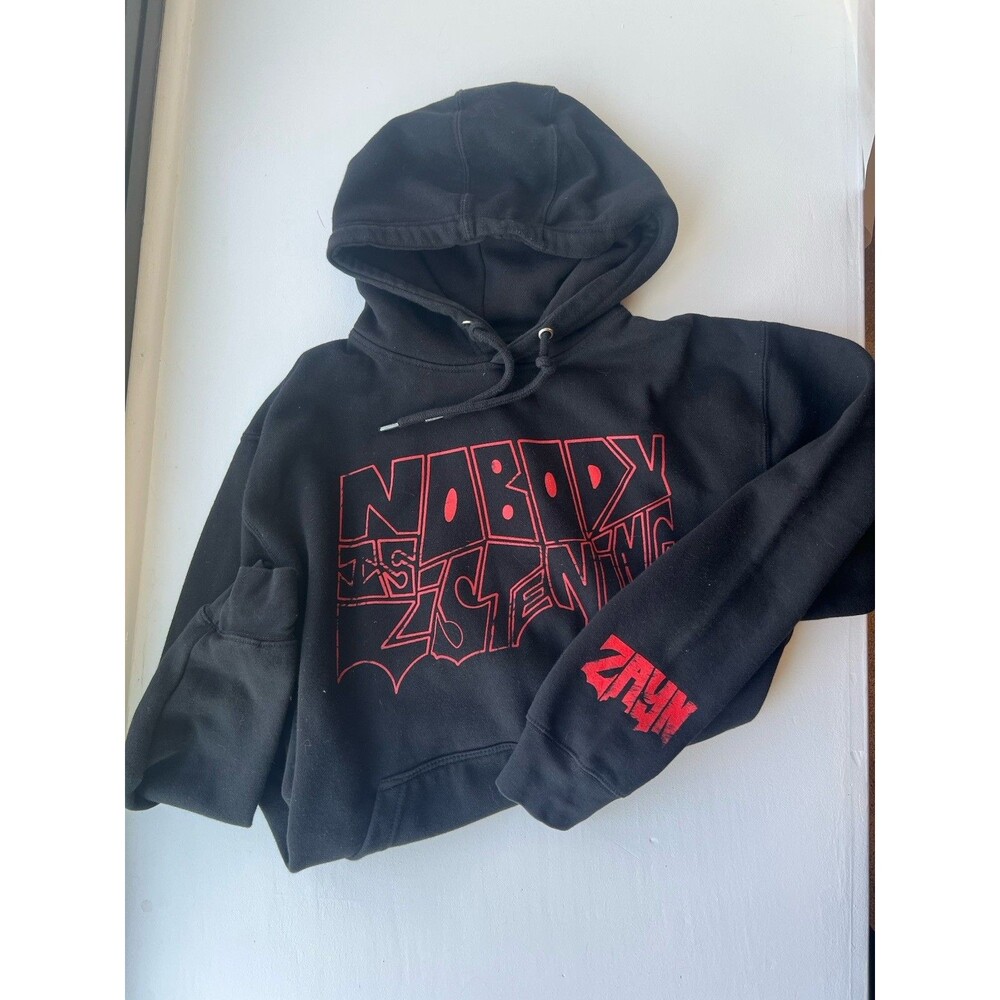 Official Zayn Malik Nobody Is Listening Album Merch Hoodie Medium - Excellent